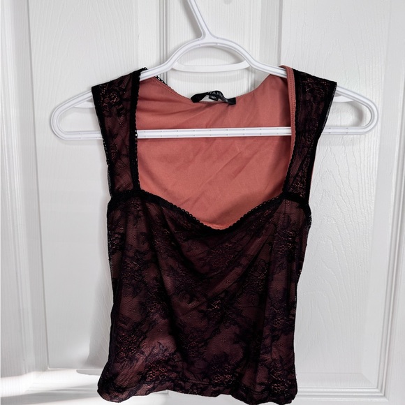 Dynamite Black Lace Dress - Picture 2 of 4